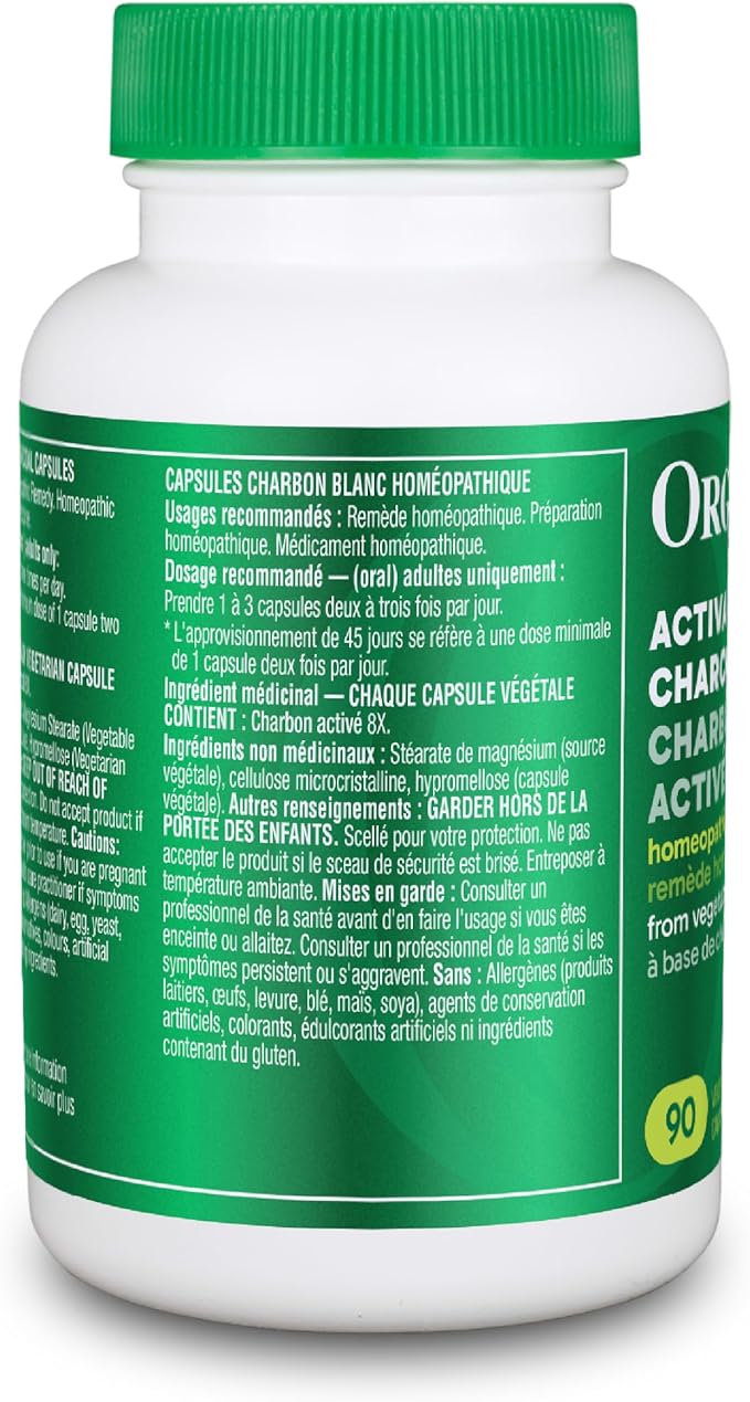 ORGANIKA Activated Charcoal 90 CT