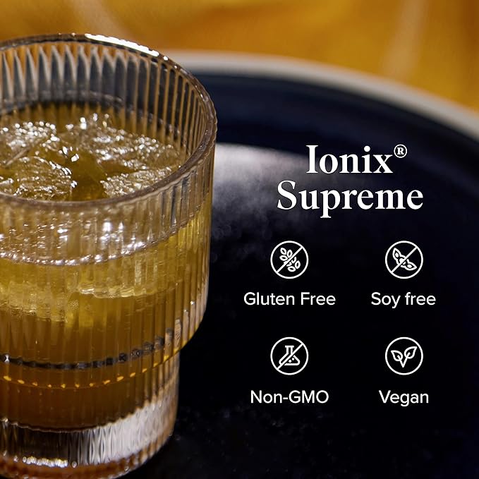 Isagenix Ionix Supreme - Drink with Niacin Vitamin B12 Vitamin B6 and Riboflavin to Help Fight Stress - 32-Ounce Bottle (Natural Fruit Flavor)