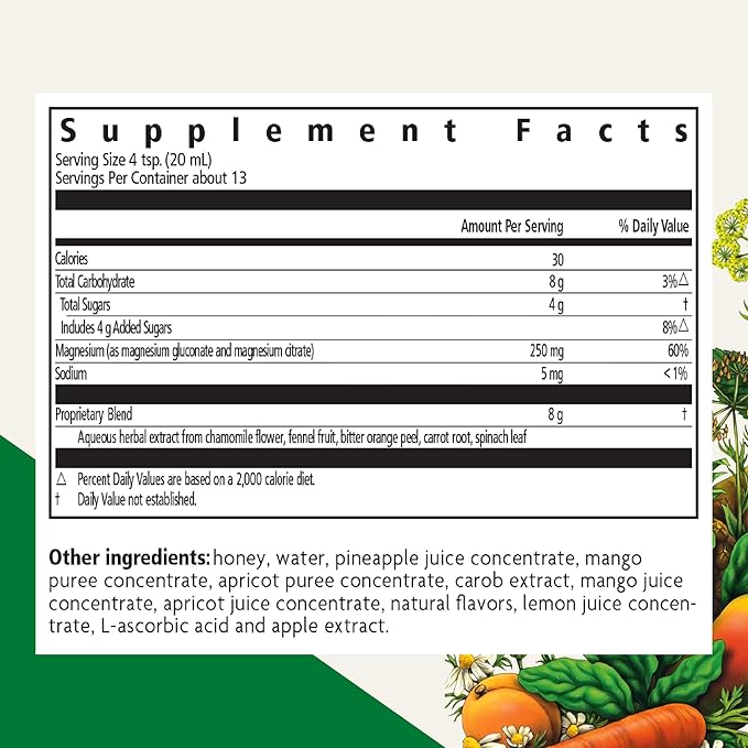 Floradix Magnesium - Liquid Herbal &amp Mineral Supplement Supports Healthy Nervous System &amp Normal Muscle Function - Gentle Liquid Formula - Vegetarian Gluten-Free &amp Non-GMO - 8.5 fl oz