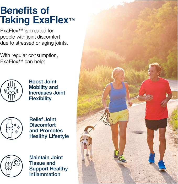 N-Labs Joint Support Bundle – Supports Mobility &amp Flexibility – ExaFlex &amp Flexafen for Joint Comfort &amp Strength – 60 Capsules 30 Capsules