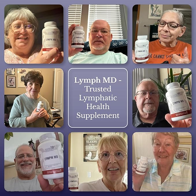 Lymph MD - Lymphatic Drainage Supplement - Lymph System Support for Women &amp Men - with Bromelain Echinacea Burdock Root Dandelion Rutin Kelp &amp More - 360 Capsules