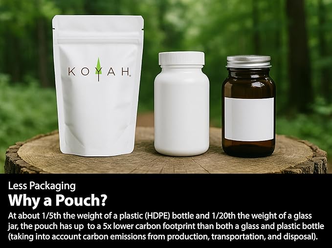 KOYAH - Organic BlackBerry Powder: 30 Servings (1 Scoop = 1/4 Cup Fresh): Freeze-Dried Whole-Berry Powder Raw