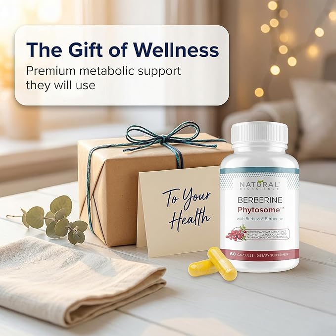 Berberine Phytosome with Berbevis 550mg Enhanced Absorption Supplement for Metabolic Support &amp Heart Health Highly Bioavailable Berberine Complex Gluten-Free Non-GMO 60 Vegetarian Capsules