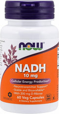 NOW Foods NADH with Ribose 10 mg 60 Vcaps
