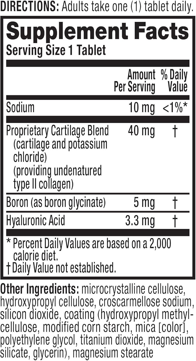 Move Free Type II Collagen Boron &amp HA Ultra Triple Action Tablets Move Free (75 Count in A Bottle) 1 ea (Pack of 3)