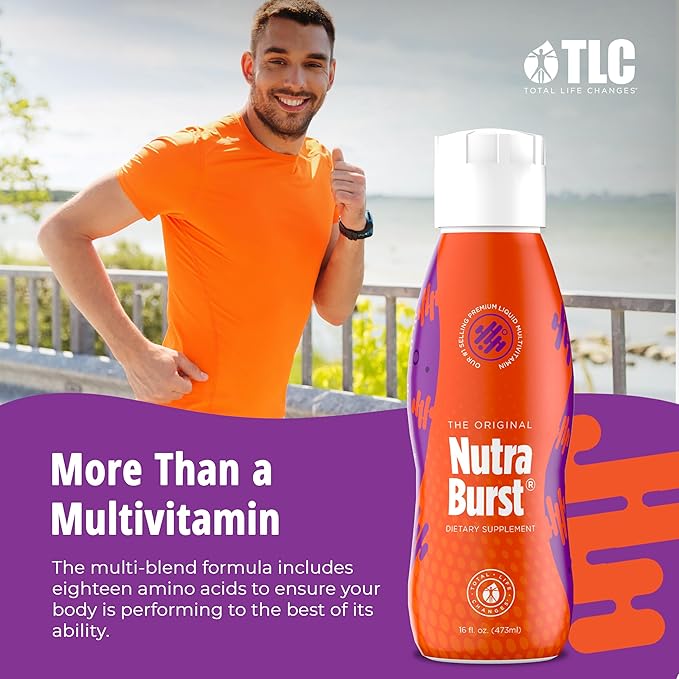 NutraBurst - Liquid Multivitamin Daily Nutritional Support Packed with Essential Vitamins and Minerals 16 fl. oz