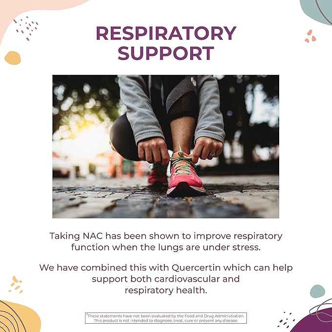 Body Kitchen Mega NAC (N-Acetyl Cysteine) 600 mg with Quercetin Supports Respiratory Health and Immune Function and Promotes Liver and Kidney Detox Veggie Caps (Pack of 1)