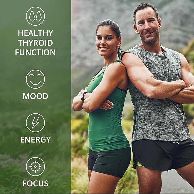 Raw Desiccated Thyroid Supplement. Grass Fed New Zealand Beef Neck &amp Thyroid Gland Capsules for Women and Men. Ancestral Living Ethically Sourced Bovine Supplements for Energy and Metabolism Suppo