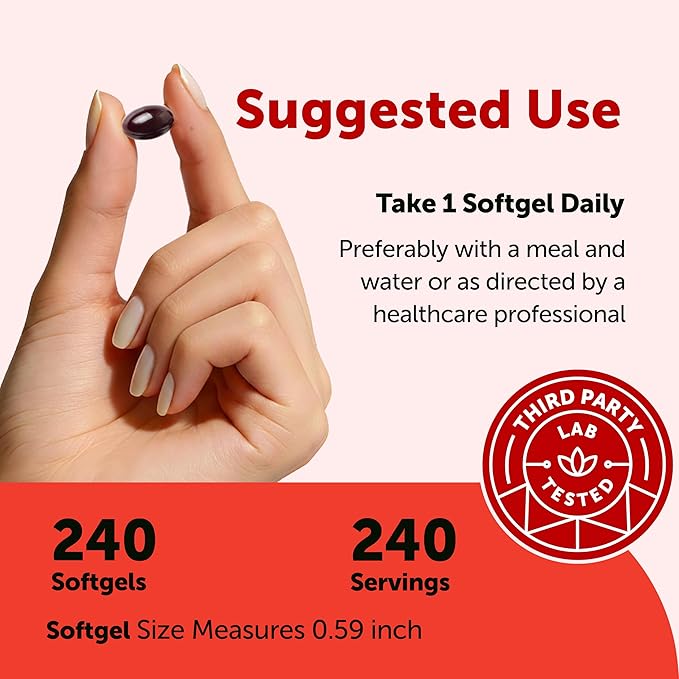 Micro Ingredients Astaxanthin 6mg with MCT Oil 240 Softgels | Premium Astaxanthin Antioxidant Supplements* | Fresh Microalgae Source | Triple Strength Non-GMO Gluten Free No Soy