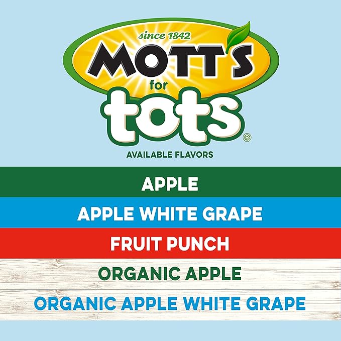 Mott's Motts for Tots Fruit Punch Immunity Support 64-Ounce Bottles (Pack of 8)