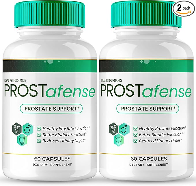 Prostafense Prostate Health Supplements for Men Capsules Official Prostafense All Natural Support Pills - Maximum Strength Premium Formula for Daily Wellness Prosta Fense Reviews (2 Pack)