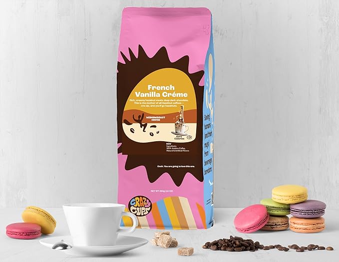 Perfect Samplers Flavored Ground Coffee Gift Box Variety Pack Snickers Baileys Hazelnut French Vanilla Medium Roast Ground Coffee Sampler 3 Pack