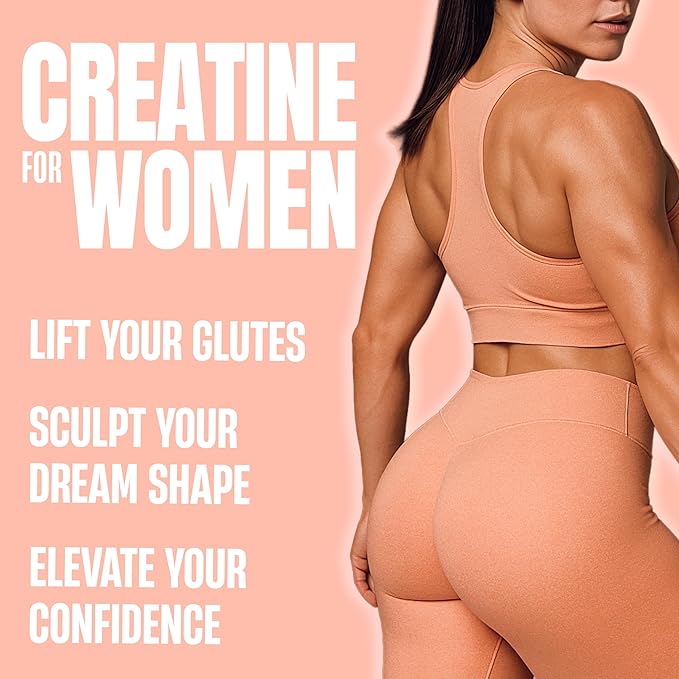 Nutrex Research Creatine for Women Booty &amp Beauty – Peach Manago | 5g Creatine 2g Collagen BCAAs &amp Hyaluronic Acid for Glutes Strength &amp Skin | Gluten Free 30 Servings