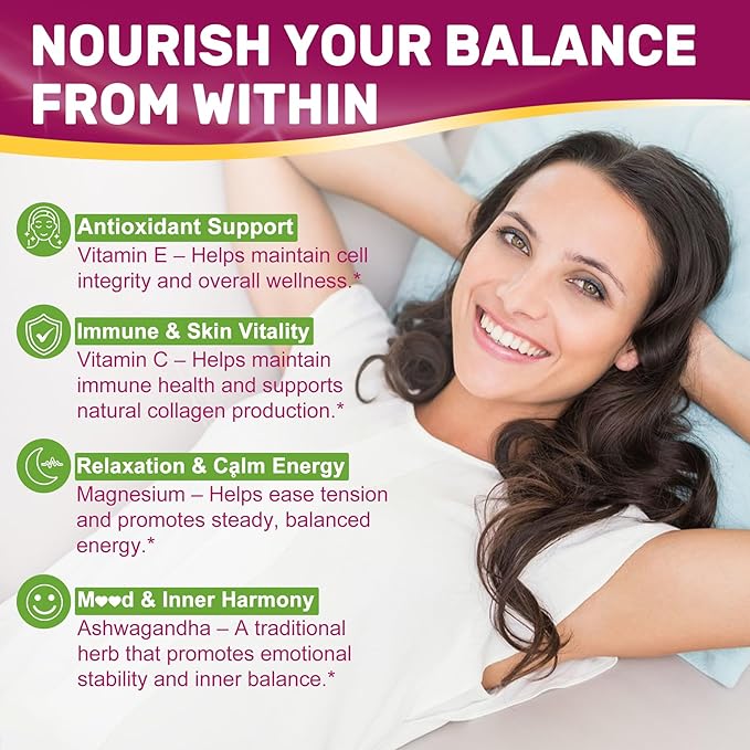 Inositol Gummies for Women + Chasteberry Myo-Inositol &amp D-Chiro Inositol 2000mg + 50mg Ideal 40:1 Ratio with Methylated B12 &amp Folate Choline MagnesiumVitamin D3 for Overall HealthSugar Fr