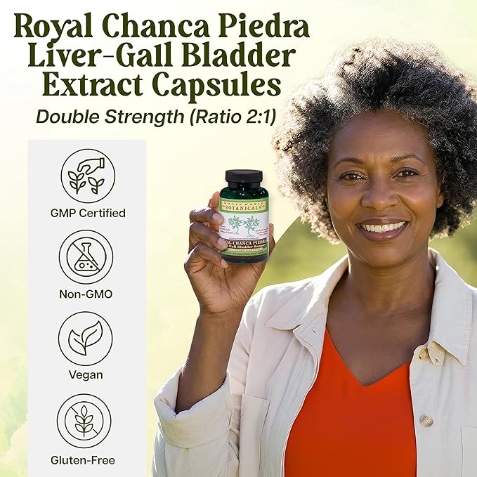 Whole World Botanicals Royal Chanca Piedra – Liver &amp Gallbladder Support – Herbal Supplement – 120 Capsules – Traditional Amazon Herb