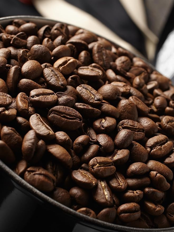 Koffee Kult Half Caff Coffee Whole Bean Dark Roast Half Caffeine Decaf Low Acid Naturally Decaffeinated (12oz Ground)