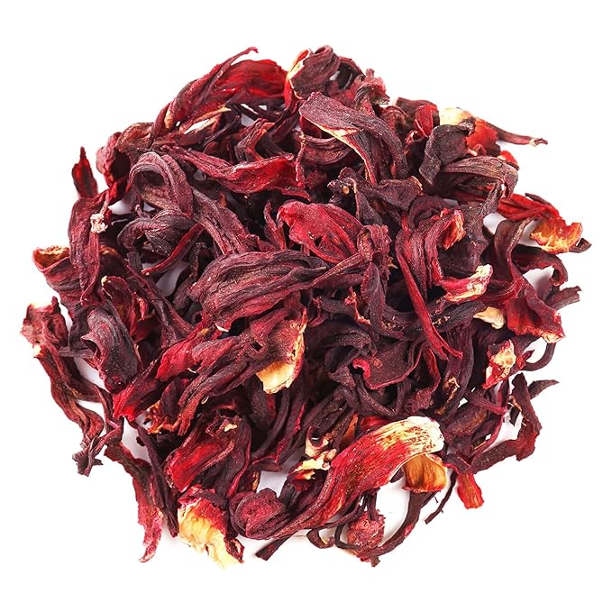 Food to Live Organic Hibiscus Flowers 8 Ounces – Whole Petals. Great for Herbal Tea. Non-GMO. Caffeine-free. Good Source of Vitamin C. Bulk. Kosher