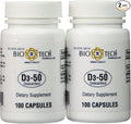 Bio-Tech - D3-50 50000 IU 100 Count (Pack of 2)