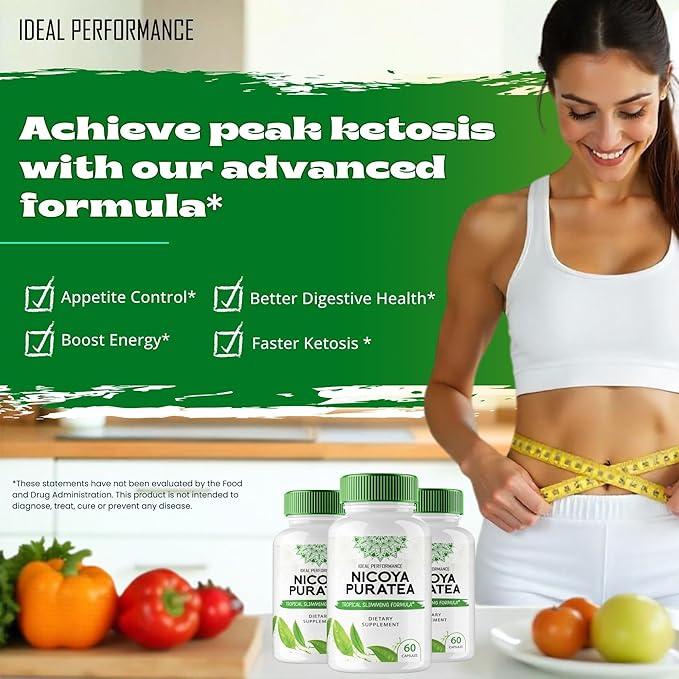 Nicoya Puratea Keto Capsules Nicoya Puratea Advanced Formula Pills - Maximum Strength NicoyaPuratea All Natural Keto Pills Nicoya Puratea Capsules Nicoya Puratea Pills Reviews (3 Pack)