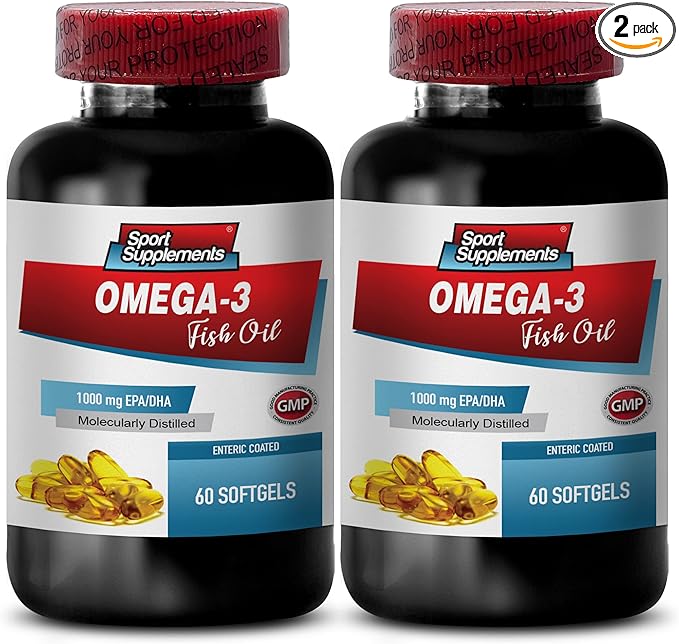 Omega-3 8060 Fish Oil Pharmaceutical Grade Supplement - Fish Oil Omega 3 Supplements Omega 3 Supplements Omega 3 Fatty Acid Supplements Wild Alaskan Fish Oil Salmon Oil - 2 Bot 120 Softgels