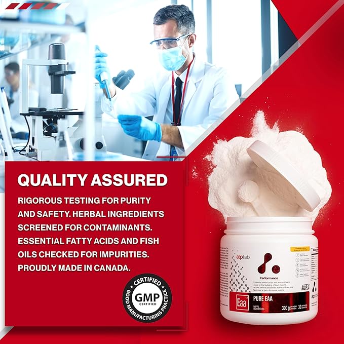ATP LAB - Pure EAA Powder 300g (Pineapple Coconut Flavour) - EAA Supplement - Essential Amino Acid Powder - Building Muscle Recovery