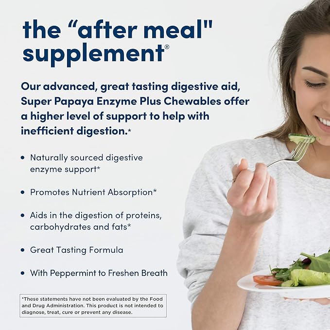 American Health 360 Count Super Papaya Enzyme Tablets &amp 600 Count Papaya Enzyme with Chlorophyll Chewable Tablets Bundle