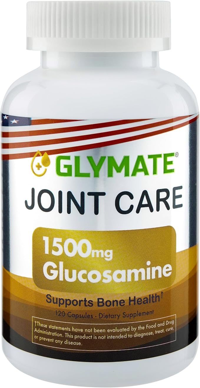Dietary Supplement 1500mg Glucosamine Capsules - Support Joint Health - 120 Count