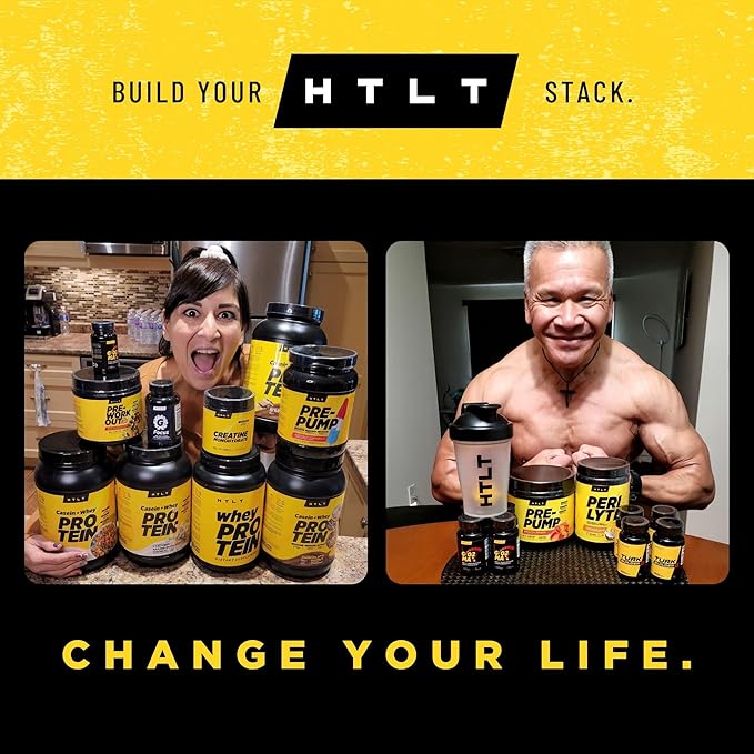 Creatine Monohydrate by HTLT | 5g of Pure Creatine Monohydrate Per Serving | Unflavored Instantized Creatine Monohydrate Powder | Just Add and Mix Into Your Protein Shakes (60 Servings)