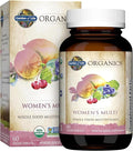 Garden of Life Organics Women's Multivitamin with Vitamin C D3 Folate B12 Biotin &amp Iron – Women's Multivitamin for Energy Heart Health &amp Radiant Skin USDA Organic Non-GMO Vegan 60 Tab