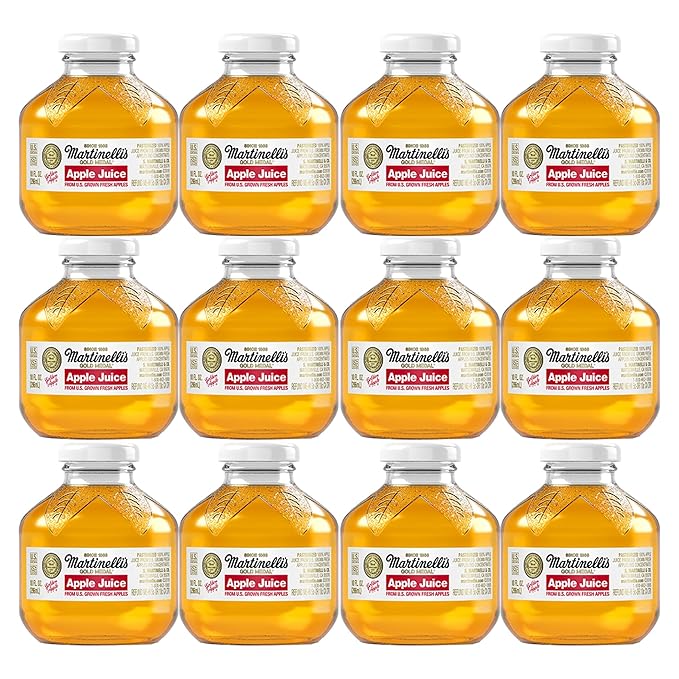 Apple Juice Premium. 100% Pure Juice | 10 Fl Oz Pet Bottles | Pack of 12