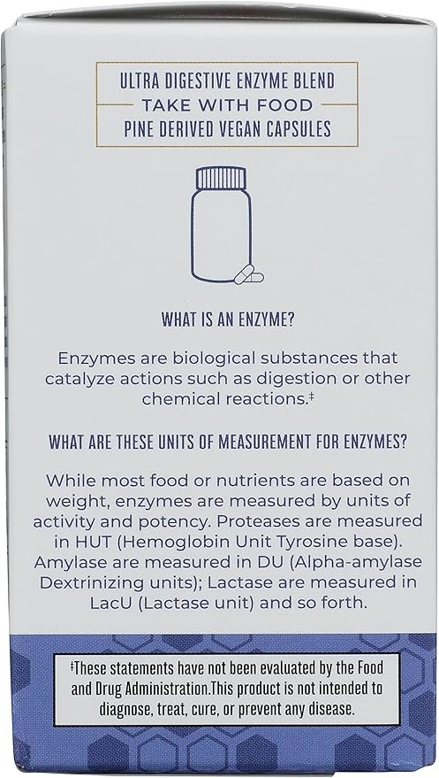 Mary Ruth's Capsules Ultra Digestive Food Enzymes 60 Count