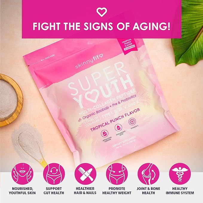 Super Youth Tropical Punch + Skinny Gummies
