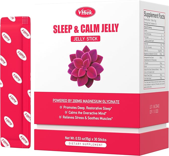 Magnesium Glycinate 200mg High Absorption 10-in-1 Magnesium Complex for Women &amp Men Jelly Stick Tape Chewable Magnesium Supplement for Sleep Aid Muscle Stress Relief &amp Heart Health 30 Ser