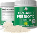 USDA Organic Prebiotic Fiber 3-in-1 Vegan Powder for Gut Health - Raw Whole Food Plant Based Prebiotics Digestive Supplement with Inulin (Jerusalem Artichoke) Acacia Fibers SunFiber 240g