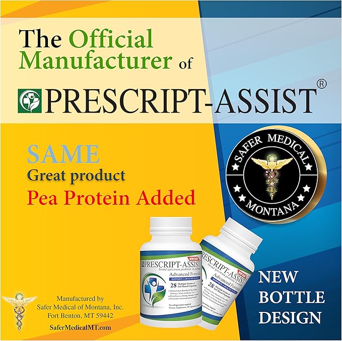 Prescript-Assist Prescipt-Assist Prebiotics &amp Probiotics for Digestive &amp Immune Health. 28 Strains Soil-Based Microflora - Vegan Supports Muscle Recovery &amp Gut Health 90 Capsules