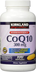 Kirkland Signature COQ10 100 Softgels 300 mg 6.4 Ounce