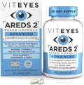 Viteyes AREDS 2 Advanced Macular Support with Bilberry grapeseed FLORAGLO Lutein Selenium Natural Vitamin E Allergen Free Eye Vitamins for Vision Protection 60 Count
