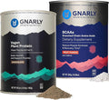 Gnarly Nutrition Gnarly Vegan Plant Protein Meal Replacement - Chocolate (28.2oz) BCAAs Fruit Punch (10.58oz)