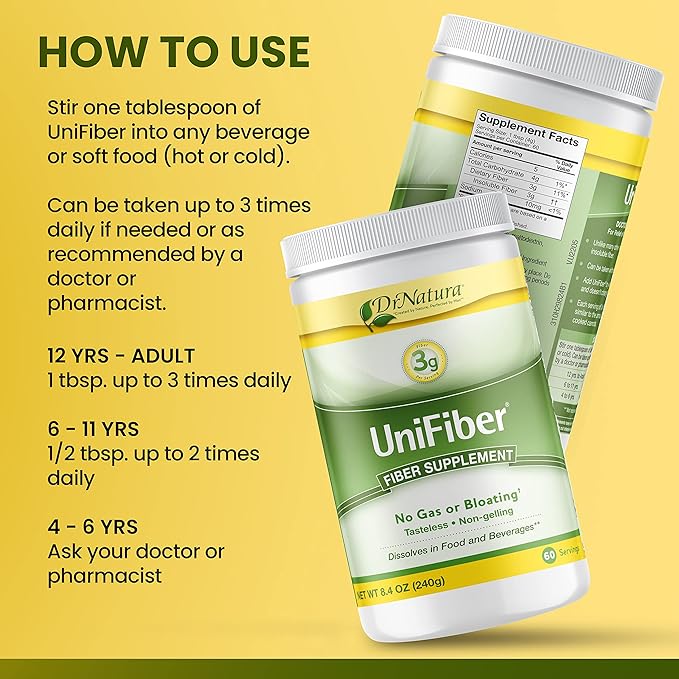 Dr. Natura® Unifiber Natural Fiber Supplement 8.4-Ounce. (Pack of 12)