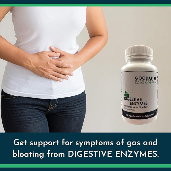 Digestive Enzymes Elite to Support Gallbladder &amp Bloating | Vegetarian Vegan Natural | 90 Caps