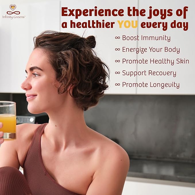 Infinity-C Organic Vitamin C Capsules Bioavailable VIT C from Acerola Camu Camu &amp Amla Whole Food Vitamin C 1000mg Immune Support Superfoods Shilajit Astragalus Root &amp Ginger (30 Serving