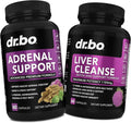 Adrenal Support Cortisol &amp Liver Cleanse Detox Supplement - Adrenal Fatigue Supplements for Cortisol Health - Liver Gallbladder Care Formula Capsules &amp Natural Milk Thistle Dandelion Supplemen