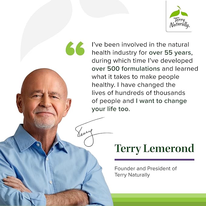 Terry Naturally Optimal Wellness - Immune Respiratory &amp Brain Health Support - Supports Liver Health with Curcumin - Provides Powerful Antioxidant Support - 30 Capsules (30 Servings)