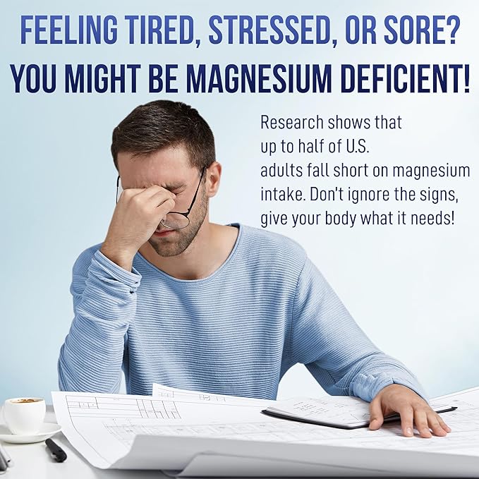 Magnesium Glycinate 1000mg - High Absorption chelated Magnesium Supplement - Supports Relaxation Restful Sleep Muscle Function &amp Bone Health - 180 Capsules - Vegan Non-GMO