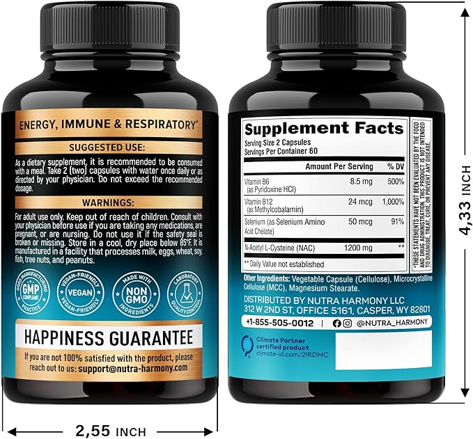 NUTRAHARMONY NAC &amp Alpha Lipoic Acid Capsules
