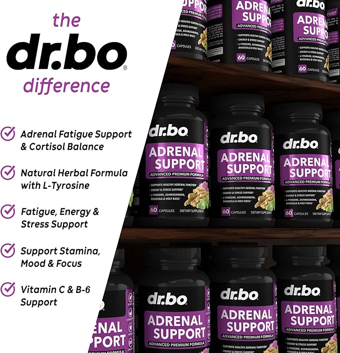Adrenal Support Cortisol &amp Liver Cleanse Detox Supplement - Adrenal Fatigue Supplements for Cortisol Health - Liver Gallbladder Care Formula Capsules &amp Natural Milk Thistle Dandelion Supplemen