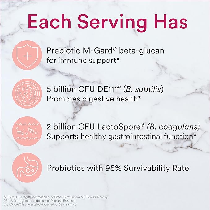 SmartyPants Adult Probiotic &amp Prebiotic Gummies for Digestive Health: Gut Health Supplement Clinically Studied Prebiotic for Immune Support Strawberry 60 Count (30 Day Supply) (Pack of 2)