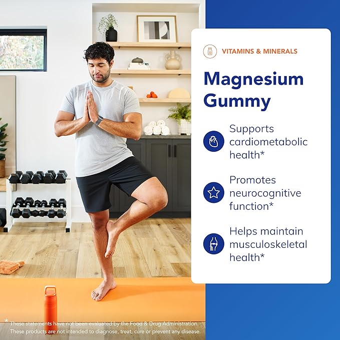 Pure Encapsulations Magnesium Gummy - Magnesium Citrate - Supports Heart Health &amp Relaxation* - for Children &amp Adults - Vegan &amp &lt0.5g Sugar per Gummy - 60 Gummies