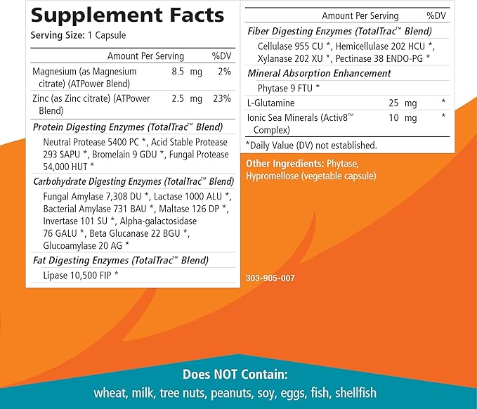 Real-Zymes™ KETO Digestive Enzymes Supplement with Probiotics for Better Digestion - Natural Support for Relief of Bloating Gas Belching Diarrhea Constipation IBS etc. - 30 Caps
