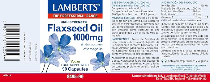 LAMBERTS Flax Seed Oil 90 CT